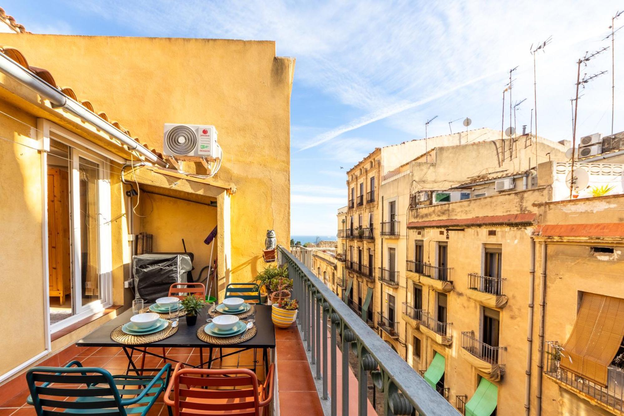 Grooovy Duplex Amb Terrassa Appartement Tarragona Buitenkant foto